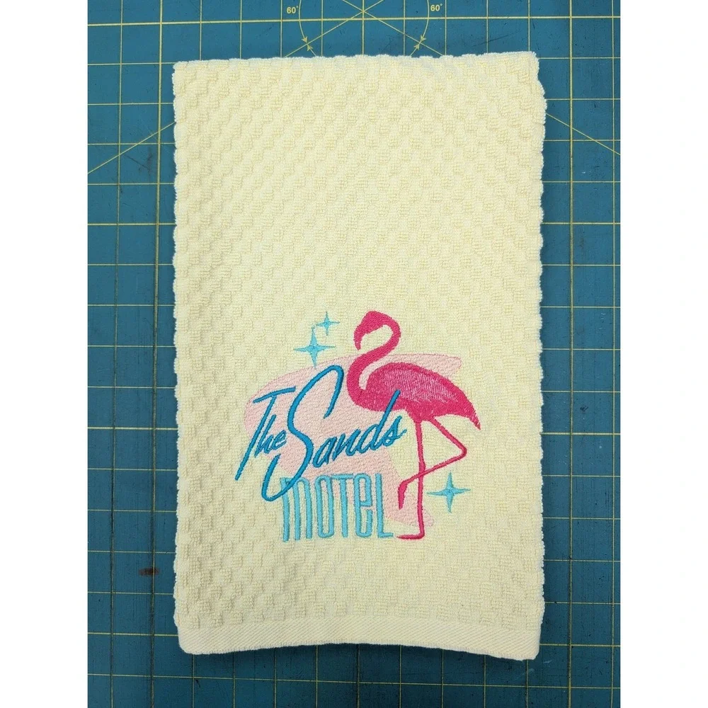 The Sands Hotel Retro Mid Century Modern Kitchen Bath Bar Towel Great Gift Idea!